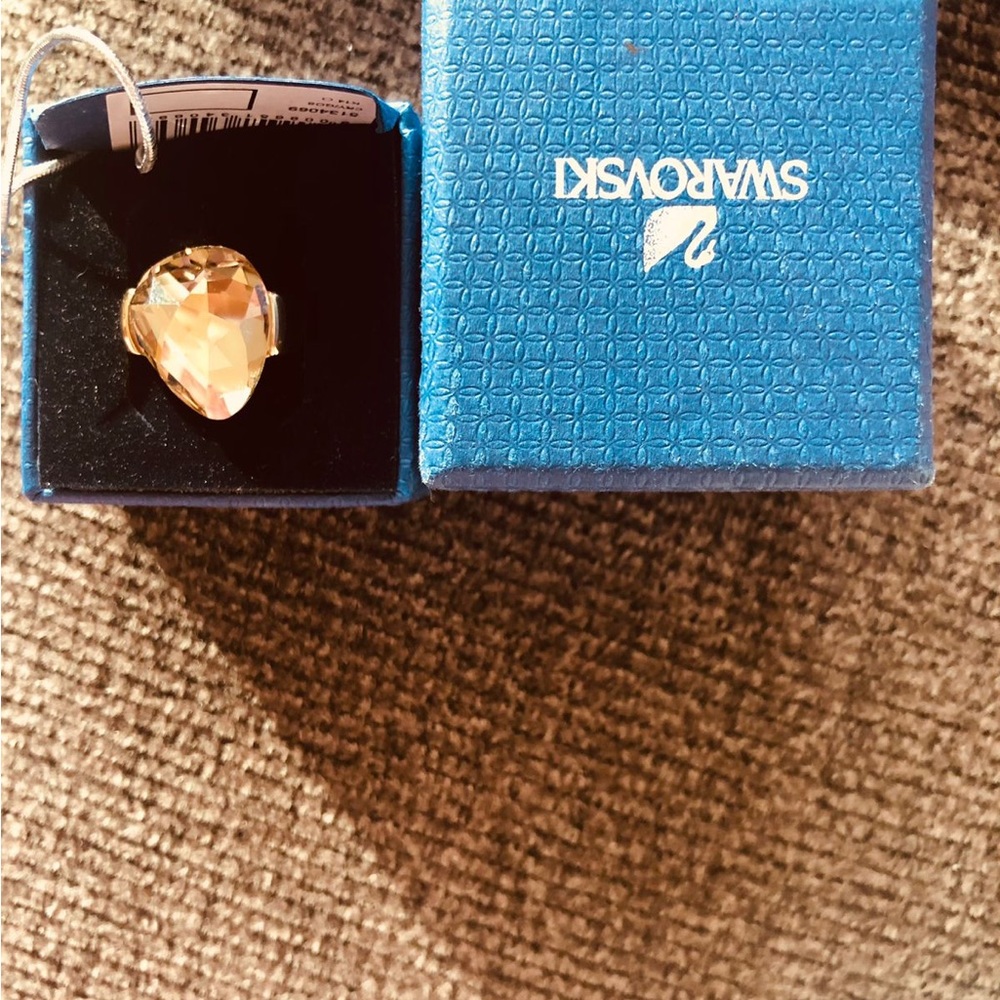 Genuine swarovski ring